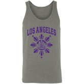 Los Angeles with Sun and Stars Unisex Cotton Tank Top
